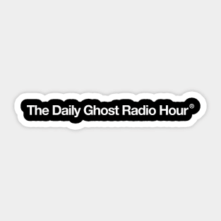 The Daily Ghost Radio Hour logo Sticker